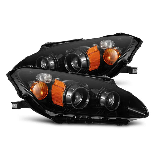 AlphaRex (LUXX-Series) 1999-2009 Honda S2000 AP1/AP2 LED Projector Headlights - Alpha-Black