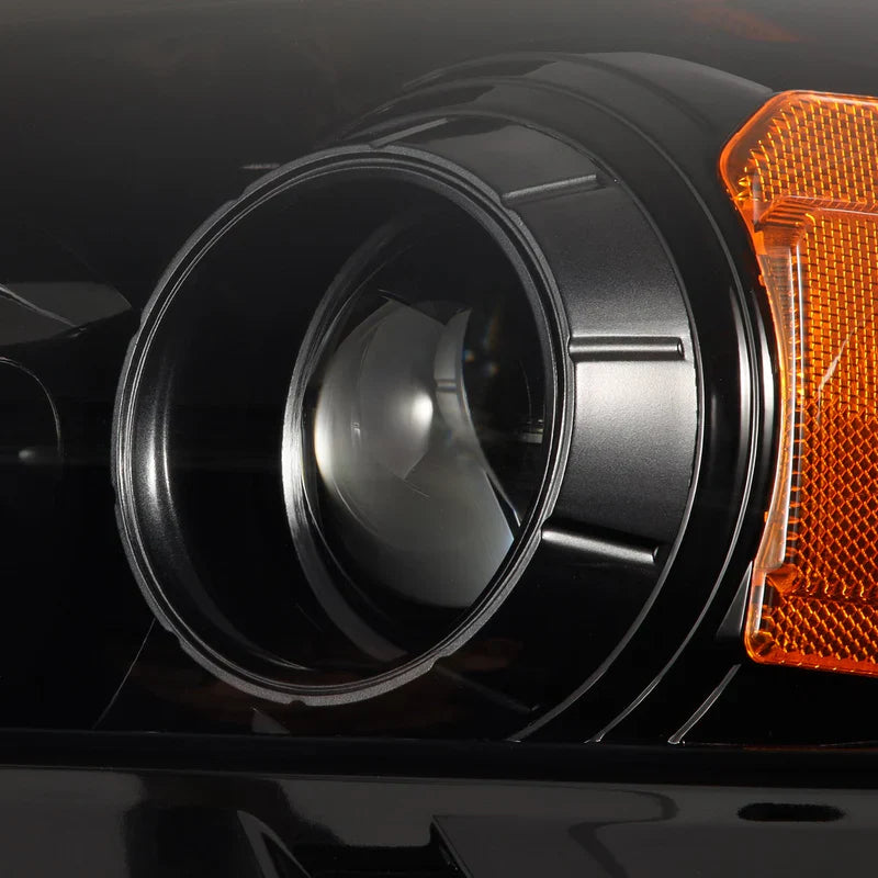 AlphaRex (LUXX-Series) 1999-2009 Honda S2000 AP1/AP2 LED Projector Headlights - Alpha-Black