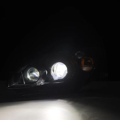 AlphaRex (LUXX-Series) 1999-2009 Honda S2000 AP1/AP2 LED Projector Headlights - Alpha-Black