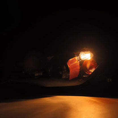 AlphaRex (LUXX-Series) 1999-2009 Honda S2000 AP1/AP2 LED Projector Headlights - Alpha-Black
