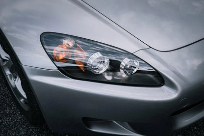 AlphaRex (LUXX-Series) 1999-2009 Honda S2000 AP1/AP2 LED Projector Headlights - Alpha-Black