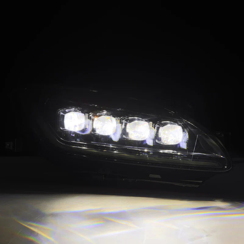 AlphaRex (NOVA-Series) 1999-2009 Honda S2000 AP1/AP2 LED Projector Headlights - Alpha-Black