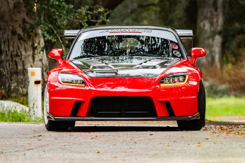 AlphaRex (NOVA-Series) 1999-2009 Honda S2000 AP1/AP2 LED Projector Headlights - Alpha-Black