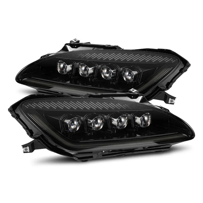 AlphaRex (NOVA-Series) 1999-2009 Honda S2000 AP1/AP2 LED Projector Headlights - Alpha-Black