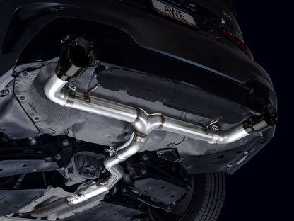 AWE Track Edition Axleback Exhaust for BMW G2X 330i/430i - Diamond Black