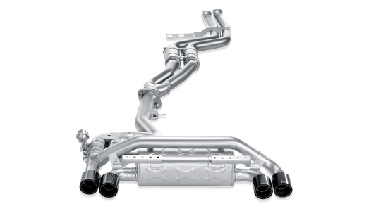 Akrapovic E82 1M Coupe Evolution Exhaust System w/ Carbon Tail Pipe Set (Titanium)