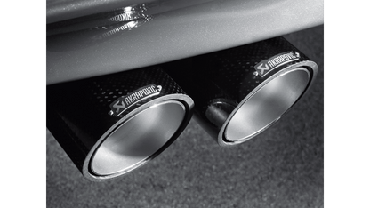 Akrapovic E82 1M Coupe Evolution Exhaust System w/ Carbon Tail Pipe Set (Titanium)
