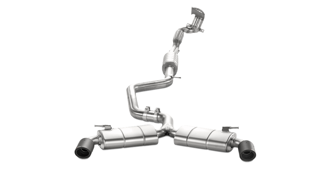 Akrapovic Golf GTI MK7 Evolution Exhaust System w/ Carbon Tail Pipe Set (Titanium)