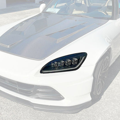 AlphaRex (NOVA-Series) 1999-2009 Honda S2000 AP1/AP2 LED Projector Headlights - Black