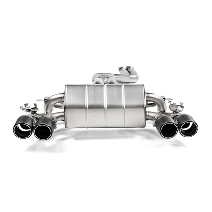 Akrapovic 2018+ BMW M2 Competition/M2 CS (F87N) Slip-On Line (Titanium) w/Carbon Fiber Tips