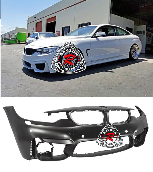 M4 Style Front Bumper For 2014-2020 BMW 4-Series (2Dr, F32/F33/F36)