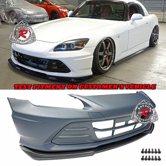20th Anniversary Style Front Bumper with Front Lip For 2000-2009 Honda S2000 (AP1/AP2)