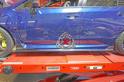 ST Style Side Skirts with Front Side Spats For 2015-2021 Subaru WRX/WRX Sti