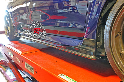 ST Style Side Skirts with Front Side Spats For 2015-2021 Subaru WRX/WRX Sti