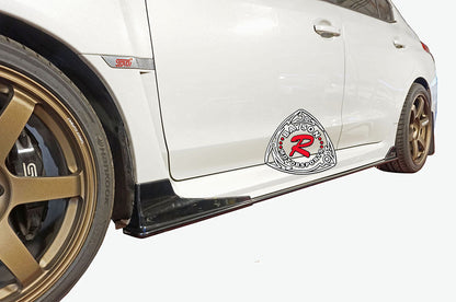 ST Style Side Skirts with Front Side Spats For 2015-2021 Subaru WRX/WRX Sti
