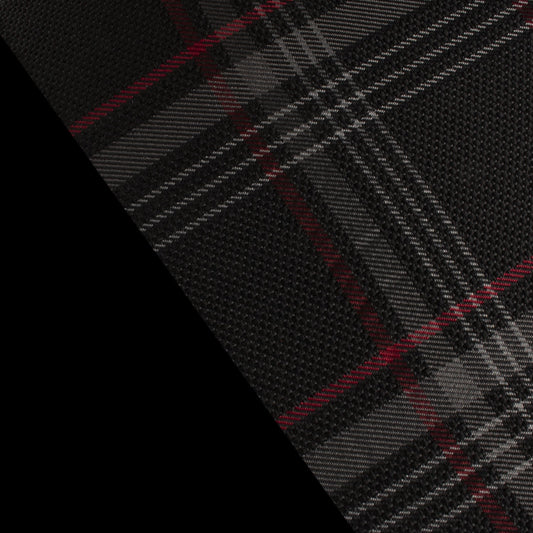 Black & Red Plaid Fabric Material - [Pre-Order] ETA Ships April 2026
