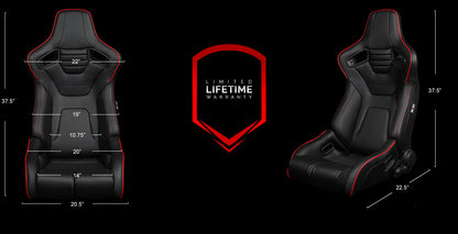 ELITE-R Series Sport Reclinable Seats - Priced Per Pair
