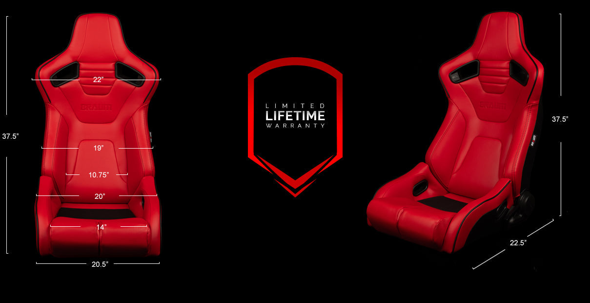 ELITE-R Series Sport Reclinable Seats - Priced Per Pair