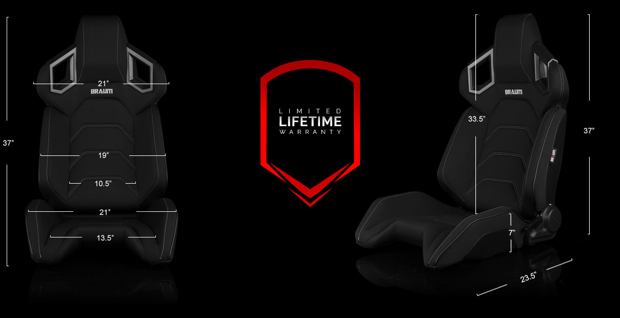 ALPHA-X Series Sport Reclinable Seats - Priced Per Pair