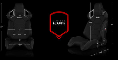 ALPHA-X Series Sport Reclinable Seats - Priced Per Pair