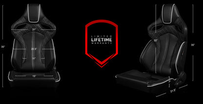 ORUE Series Sport Reclinable Seats - Priced Per Pair