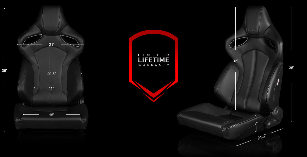 ORUE Series Sport Reclinable Seats - Priced Per Pair