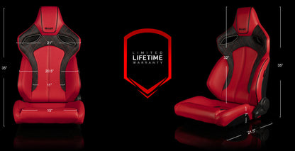 ORUE Series Sport Reclinable Seats - Priced Per Pair