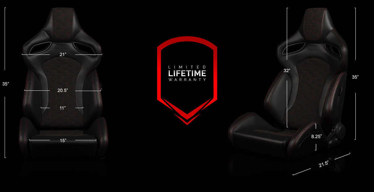 ORUE-S Series Sport Reclinable Seats - Priced Per Pair