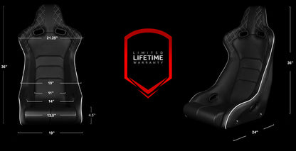 VENOM-X Fixed Back Bucket Seat