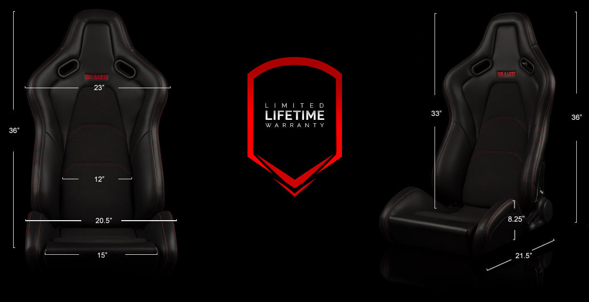 FALCON-S Series Reclinable FRP Composite Seats - Priced Per Pair