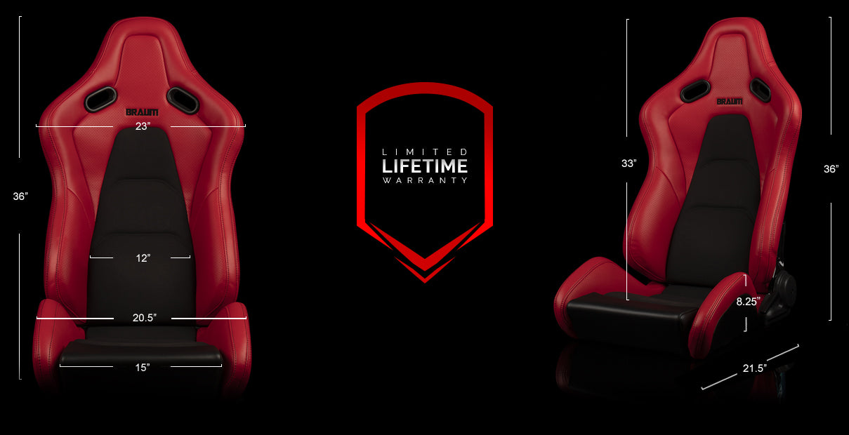 FALCON-S Series Reclinable FRP Composite Seats - Priced Per Pair