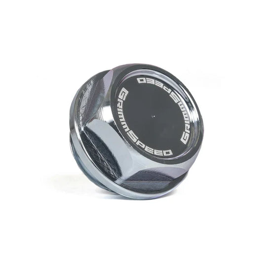 Grimmspeed Oil Cap The Bolt Aluminum CLEAR Zinc For Subaru All EJ/FA Engines