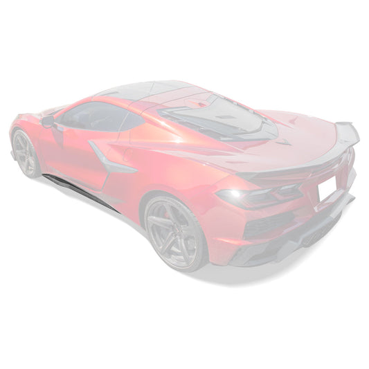 Chevrolet Corvette C8 Z06 / E-Ray DRY CARBON FIBER Side Skirts