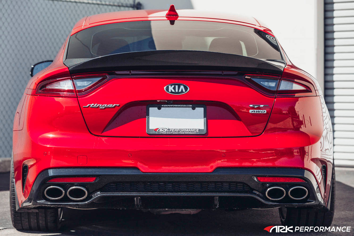 2018-2023 Kia Stinger Carbon Fiber Rear Trunk Decklid Type-B