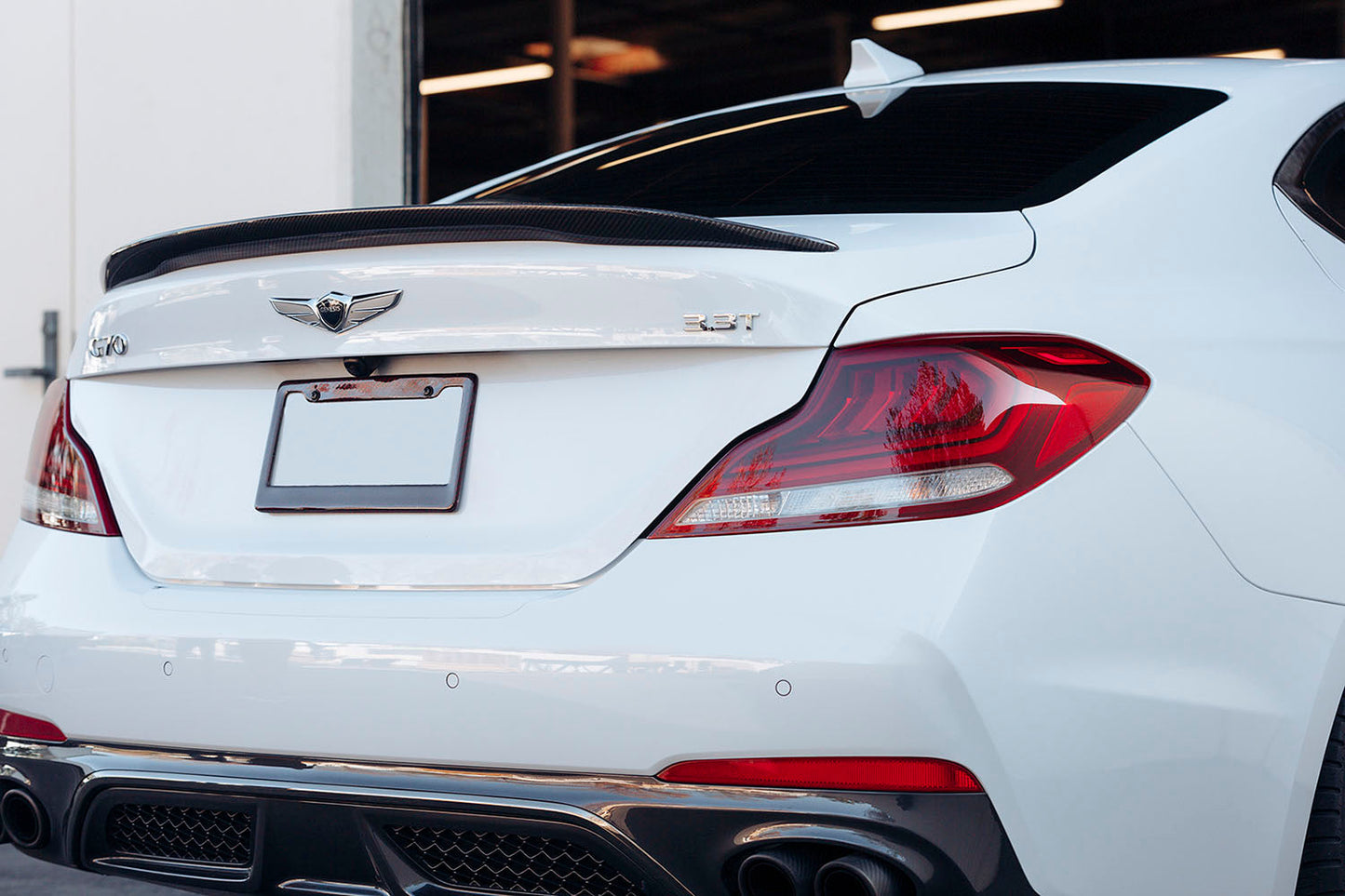 2019-2021 Genesis G70 Carbon Fiber Rear Spoiler C-Style