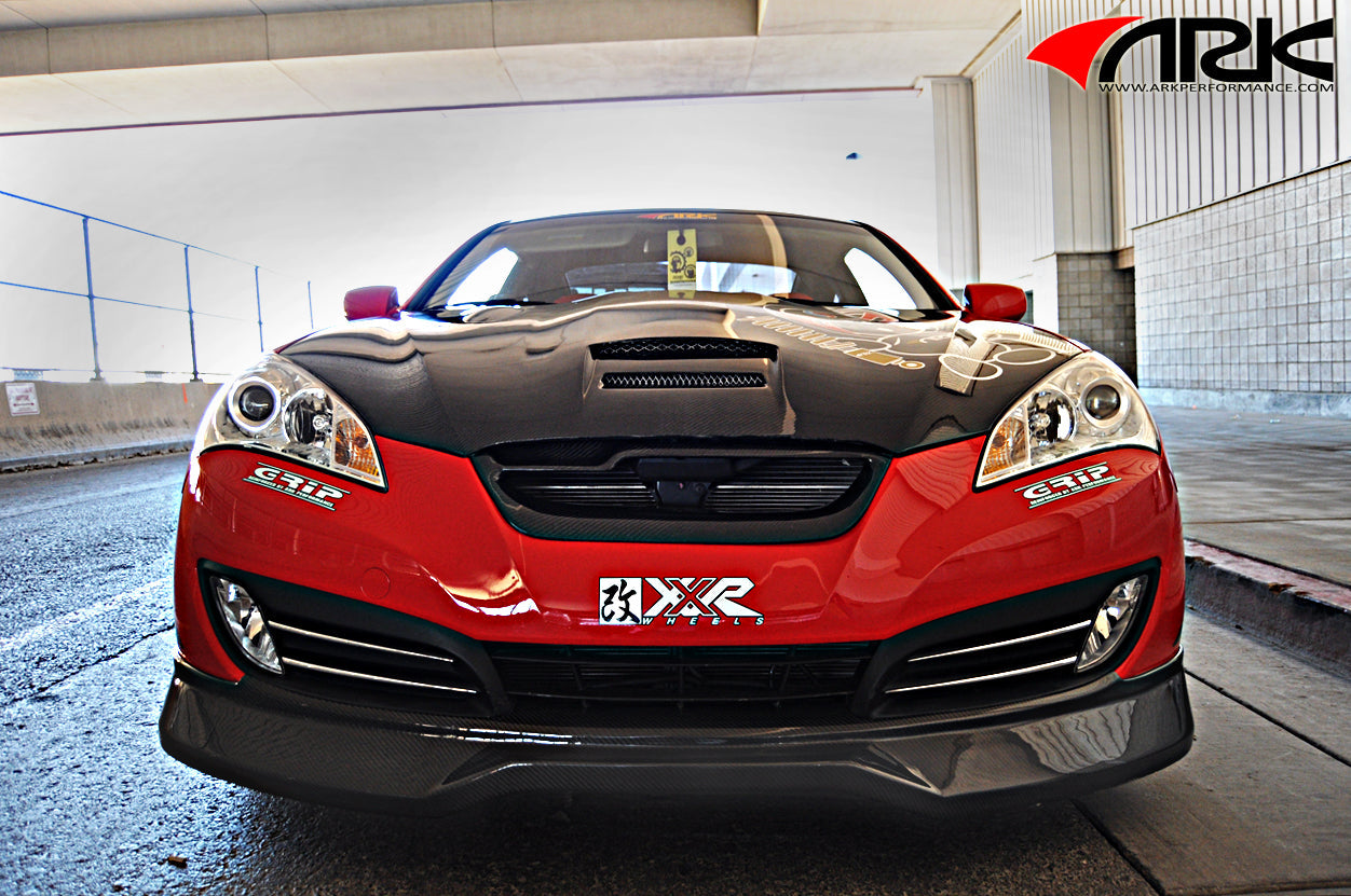 2010-2012 Hyundai Genesis Coupe C-FX Carbon Fiber Front Lip