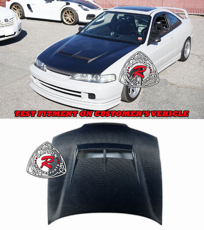 JS Style (Carbon Fiber) Hood For 1994-2001 Acura Integra (With JDM Front End)