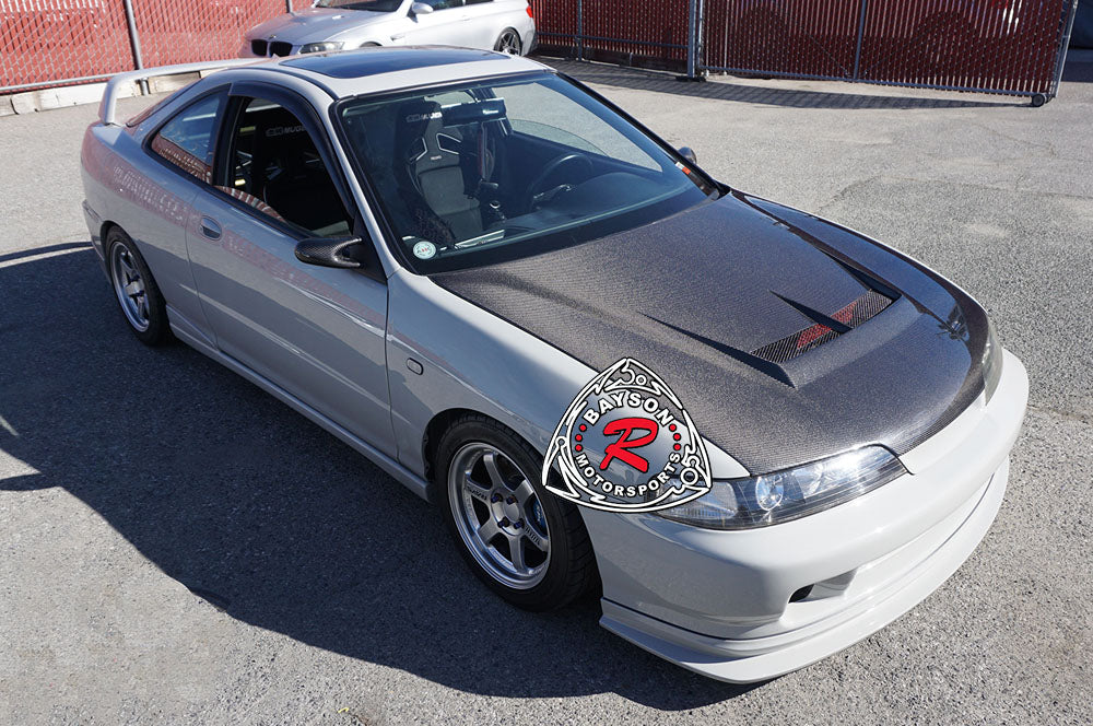 JS Style (Carbon Fiber) Hood For 1994-2001 Acura Integra (With JDM Front End)