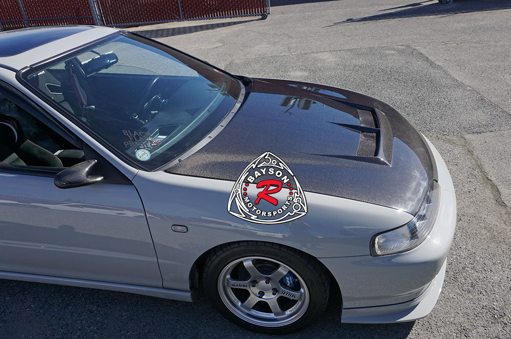 JS Style (Carbon Fiber) Hood For 1994-2001 Acura Integra (With JDM Front End)