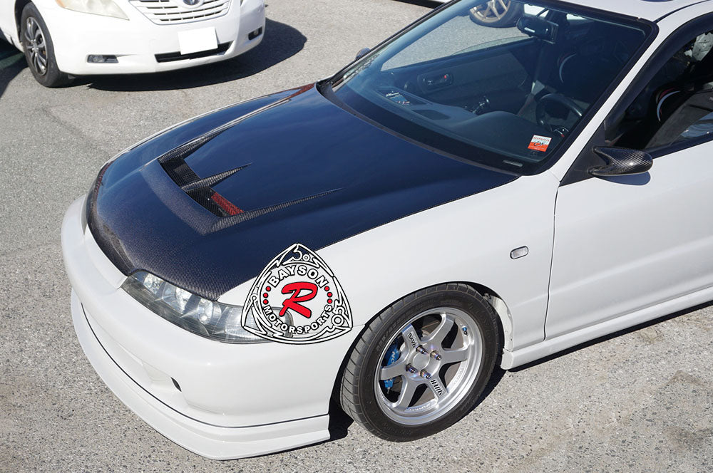 JS Style (Carbon Fiber) Hood For 1994-2001 Acura Integra (With JDM Front End)
