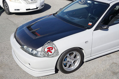 JS Style (Carbon Fiber) Hood For 1994-2001 Acura Integra (With JDM Front End)