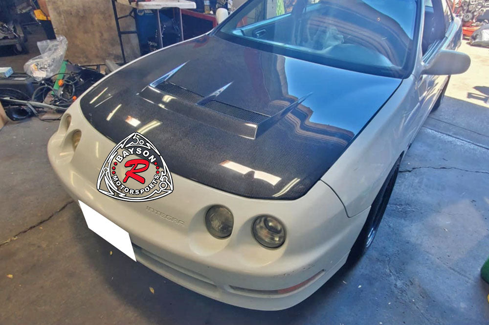JS Style (Carbon Fiber) Hood For 1994-2001 Acura Integra (With USDM Front End)