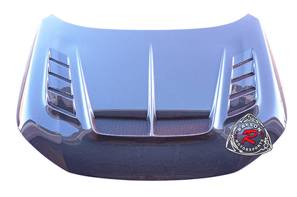 VR2 Style (Carbon Fiber) Hood For 2022-2025 Honda Civic 4Dr Sedan/5Dr Hatchback (Wont fit Type R FL5)