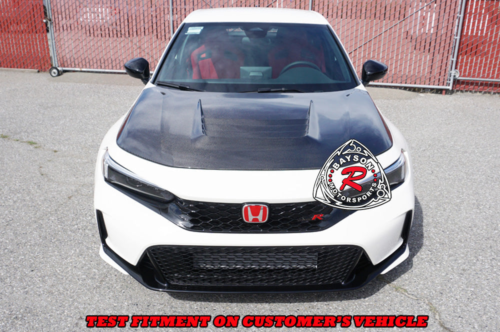 GT Style (Carbon Fiber) Hood For 2023-2025 Honda Civic Type R (FL5)