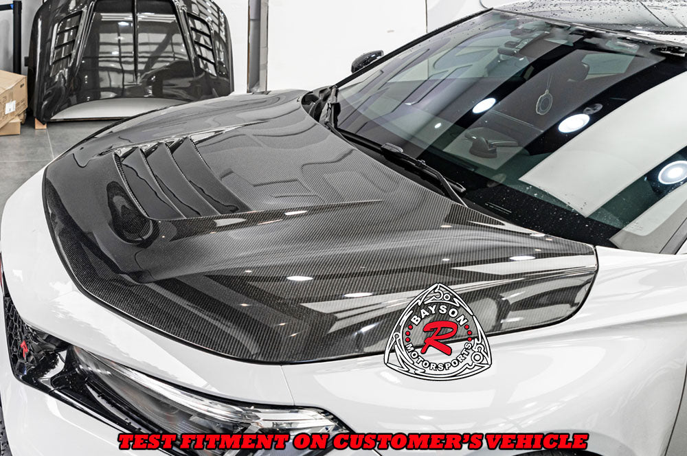 GT Style (Carbon Fiber) Hood For 2023-2025 Honda Civic Type R (FL5)