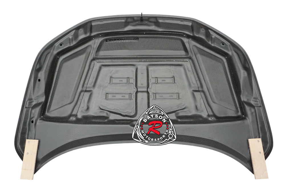 VR Style (Double Sided Carbon Fiber) Hood For 2023-2025 Honda Civic Type R (FL5)