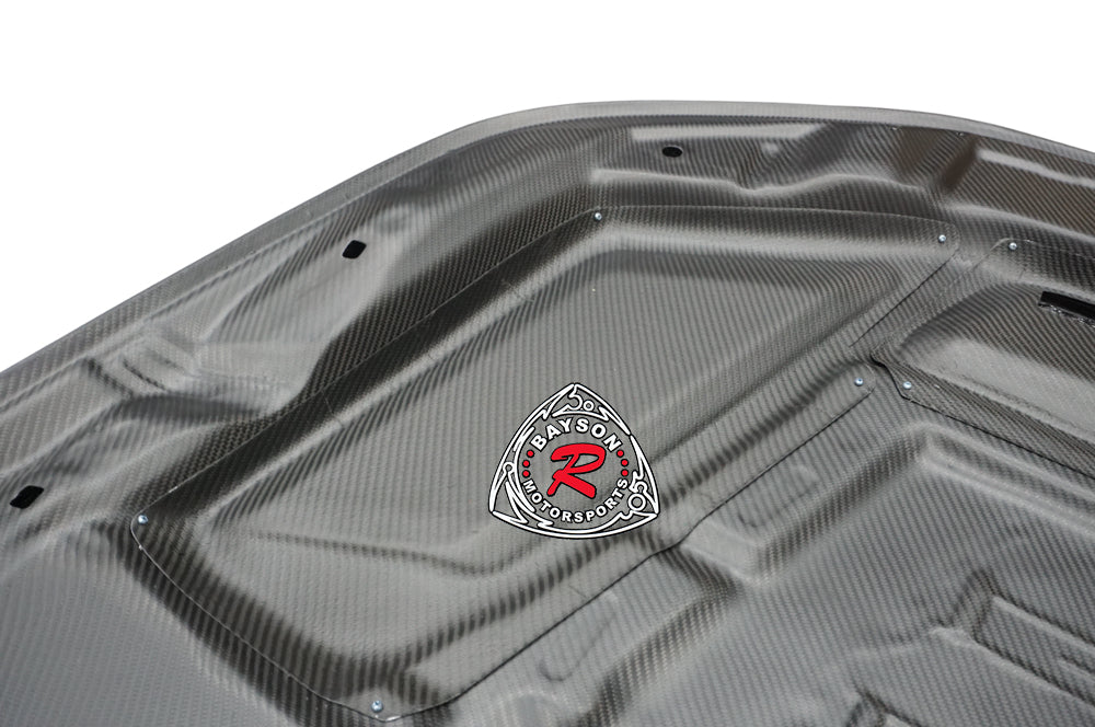 VR Style (Double Sided Carbon Fiber) Hood For 2023-2025 Honda Civic Type R (FL5)