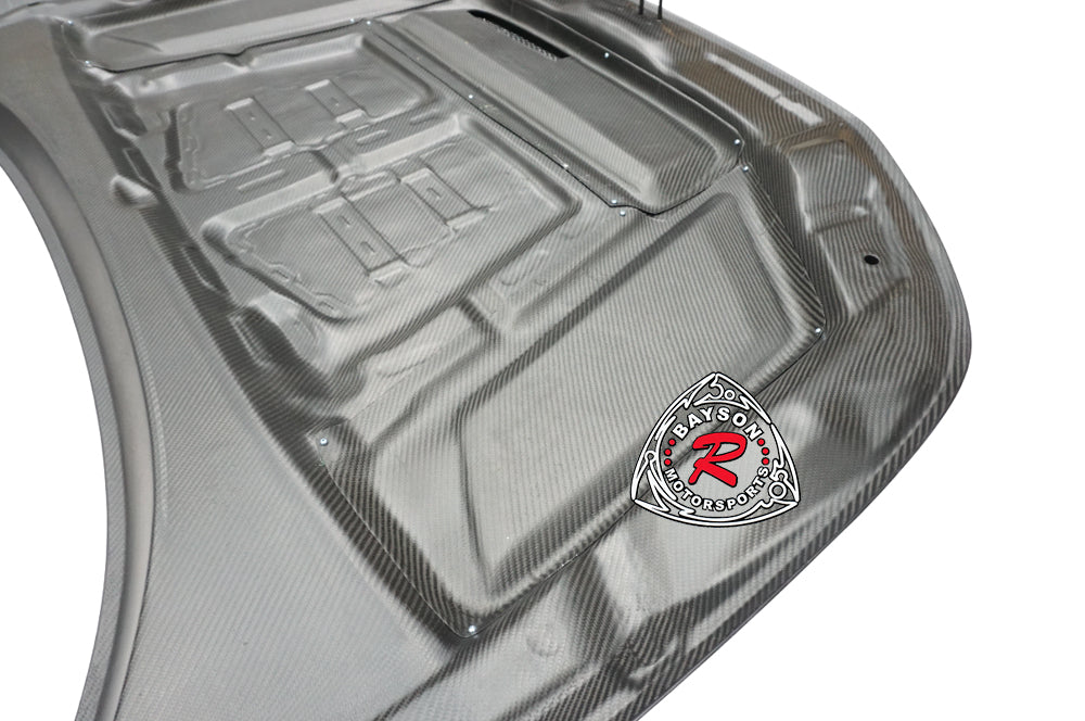 VR Style (Double Sided Carbon Fiber) Hood For 2023-2025 Honda Civic Type R (FL5)