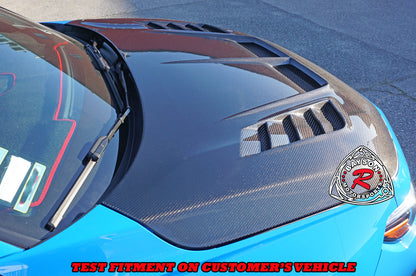 VR Style (Double Sided Carbon Fiber) Hood For 2023-2025 Honda Civic Type R (FL5)