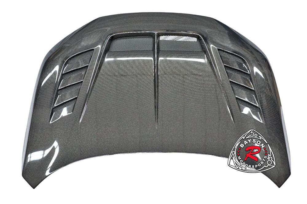 VR Style (Double Sided Carbon Fiber) Hood For 2023-2025 Honda Civic Type R (FL5)